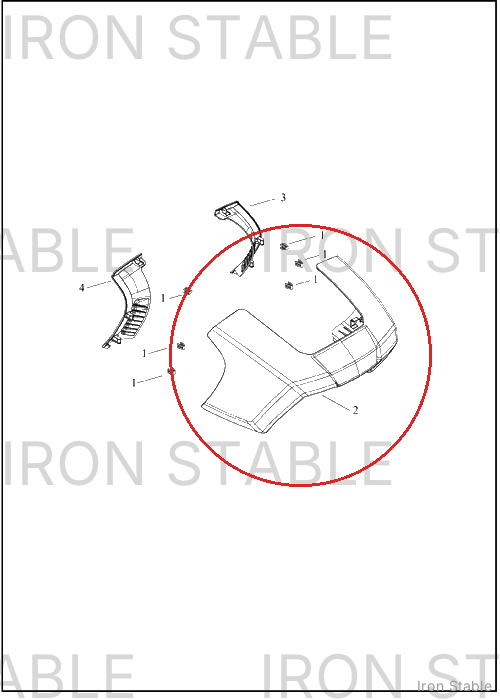 Harley-Davidson Fairing, Fr, Sub-Assembly, Fr, Sld W/G