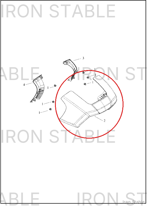 Harley-Davidson Fairing, Fr, Solid