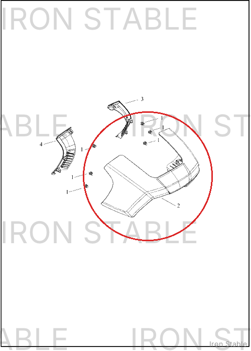 Harley-Davidson Fairing, Fr, Solid