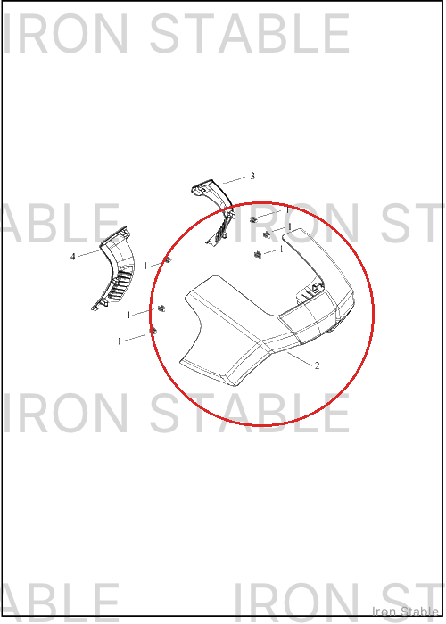 Harley-Davidson Fairing, Fr, Solid