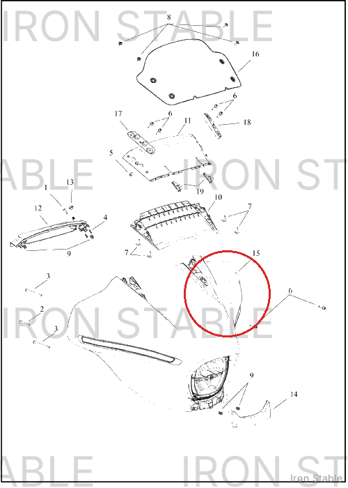 Harley-Davidson Kit, Fair, Unpainted, H-Fr, Svce