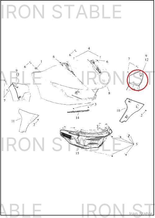 Harley-Davidson Deflector, Air, Kit, H-Ware