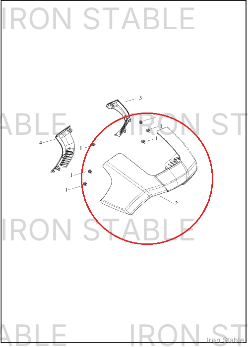 Harley-Davidson Fairing, Fr, Sub-Assembly, Sld W/Grap