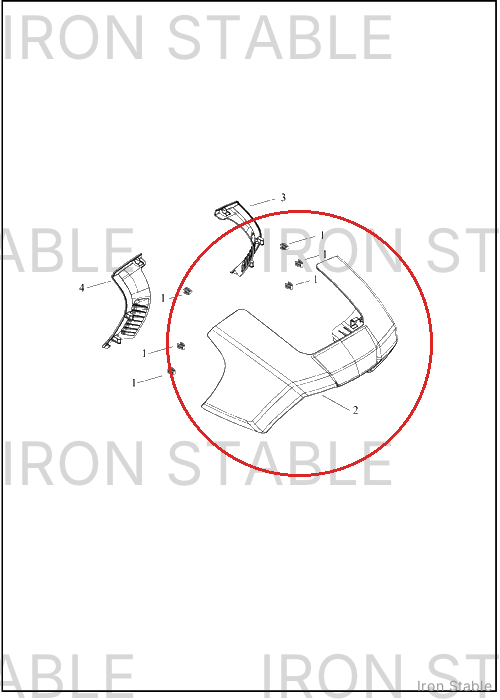 Harley-Davidson Fairing, Fr, Solid