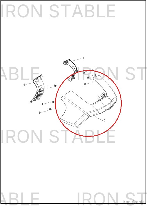 Harley-Davidson Fairing, Fr, Solid