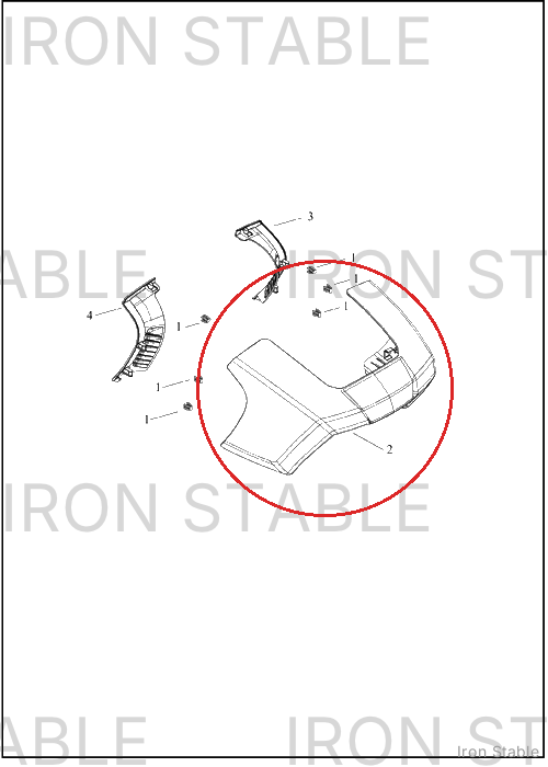 Harley-Davidson Fairing, Fr, Solid