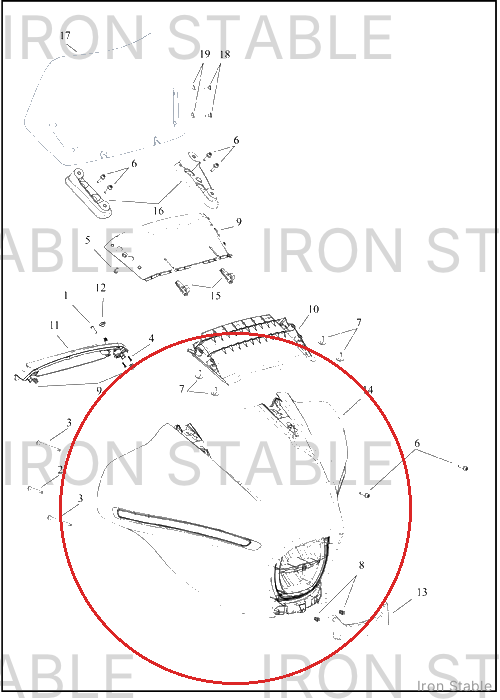Harley-Davidson Kit, Fair, H-Fr, Kit, Svc, Fade Pns