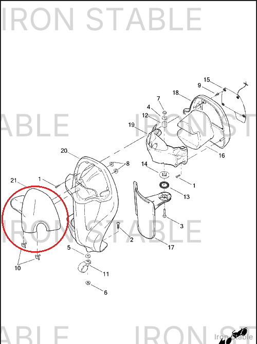Harley-Davidson Cap, Lh/Frng-Lower, Stardust Silv