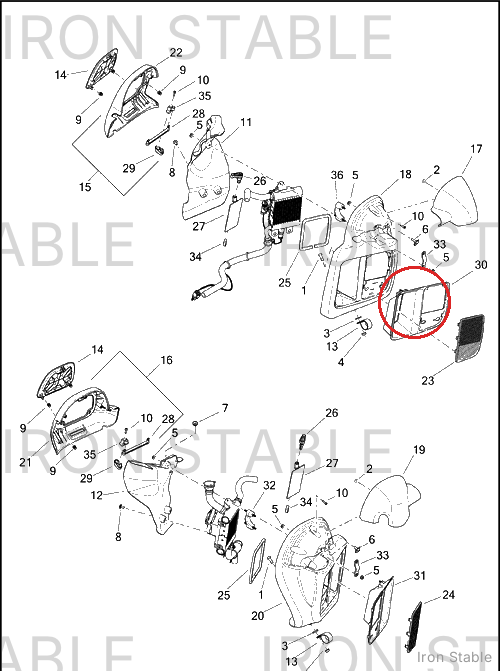 Harley-Davidson Fascia Assembly, Lh-Lower