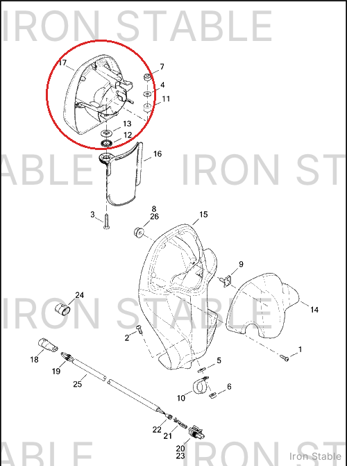 Harley-Davidson Face, Lh, Speakerbox, Pntd
