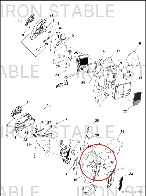 Harley-Davidson Fairing, Lower, X