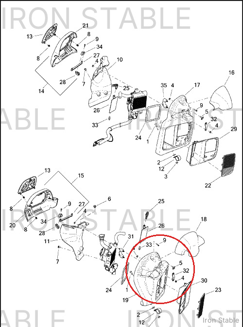 Harley-Davidson Sub-Assembly, Frng-Lower, Rh, Solid