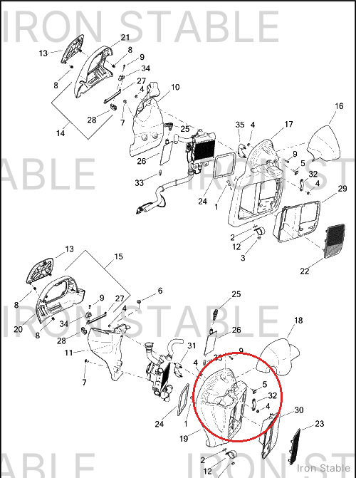 Harley-Davidson Sub-Assembly, Frng-Lower, Rh, Solid