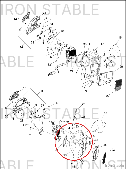 Harley-Davidson Sub-Assembly, Frng-Lower, Rh, Solid