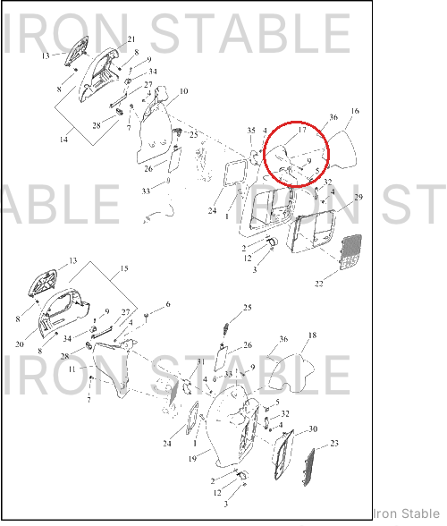 Harley-Davidson Frng Lower Sub-Component, Fascia Assembly