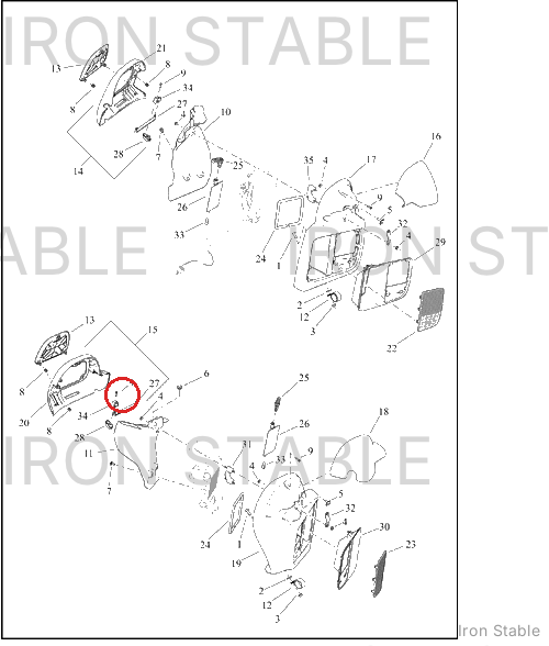 Harley-Davidson Fairing, Lower, Fascia Assembly, Rh, Sld