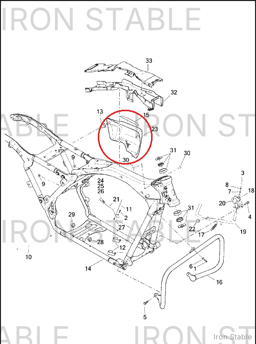 Harley-Davidson Cover, Side, X