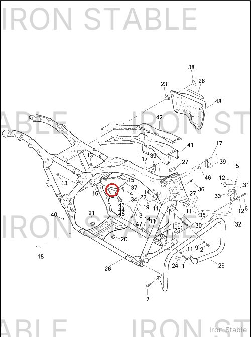 Harley-Davidson S/C Rh, Typhn Mar/Blk Dia