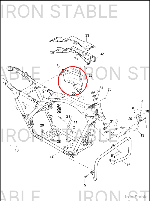 Harley-Davidson Cover, Side, X