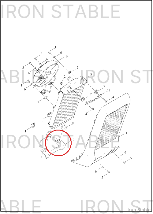Harley-Davidson Cover, Side, Shroud Mnt Assembly, Lower