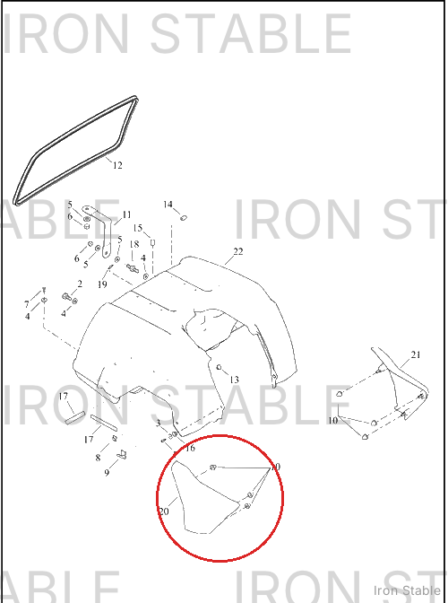 Harley-Davidson Cover, Side, Assembly, Rh, Solid