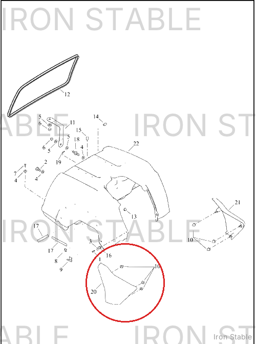 Harley-Davidson Cover, Side, Rh, Solid, Sub-Assembly