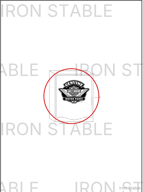 Harley-Davidson Cover, Side, Lh, Solid