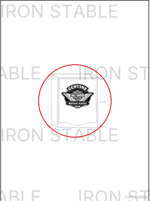 Harley-Davidson Cover, Side, Lh, Sld