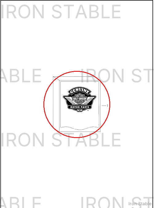 Harley-Davidson Cover, Side, Lh, Solid