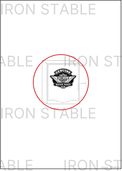 Harley-Davidson Cover, Side, Rh, Sld