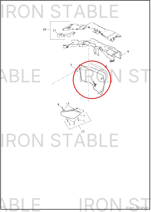 Harley-Davidson Sub-Assembly, Side Cover, Lh, Sld