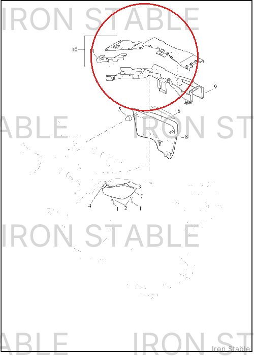 Harley-Davidson Sub-Assembly, Side Cover, Rh, Sld