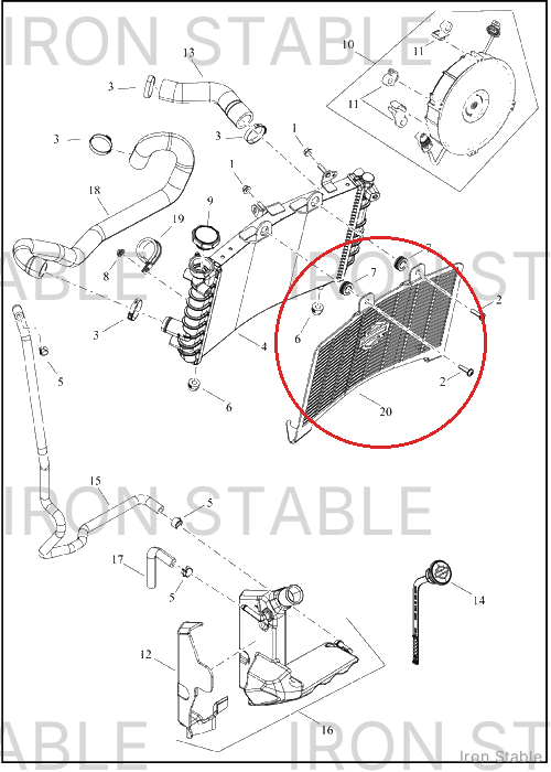 Harley-Davidson Kit, Shrd, Radiator, Guard