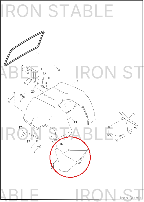 Harley-Davidson Cover, Side, Rh, Solid, Sub-Assembly