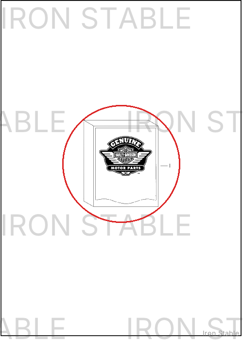 Harley-Davidson Cover, Side, Sub-Assembly, Rh, Solid