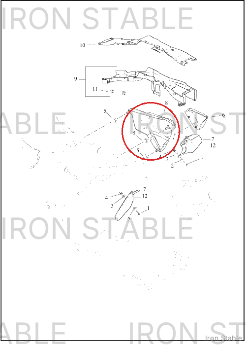Harley-Davidson Cover, Side, Lh, Assembly, Pnstrp
