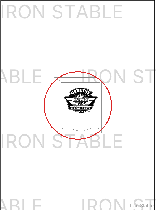 Harley-Davidson Cover, Side, Sub-Assembly, Lh, Solid