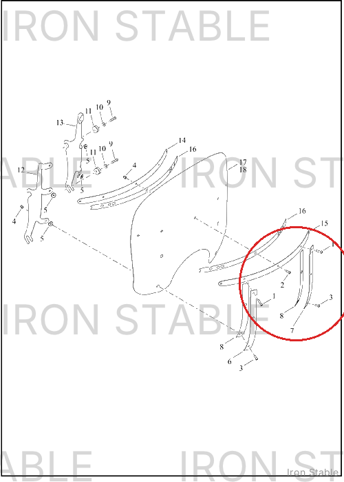 Harley-Davidson Bodywork Misc Component, Brc, Lh, Wsh