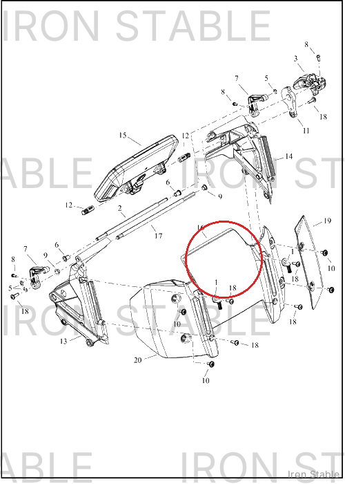 Harley-Davidson Bodywork Misc Component, Dftr