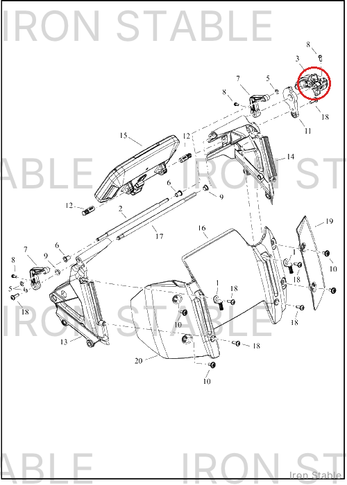 Harley-Davidson Bodywork Misc Component, Lever