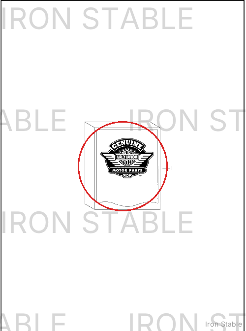 Harley-Davidson Windshield, Clear, .177