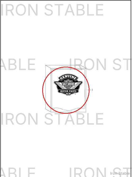 Harley-Davidson Windshield, Clear, Tall, .177