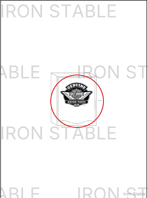 Harley-Davidson Windshield, Dk Smoke, .177