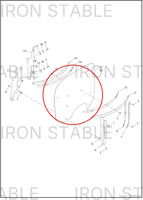 Harley-Davidson Windshield, Kit, Dom, Service