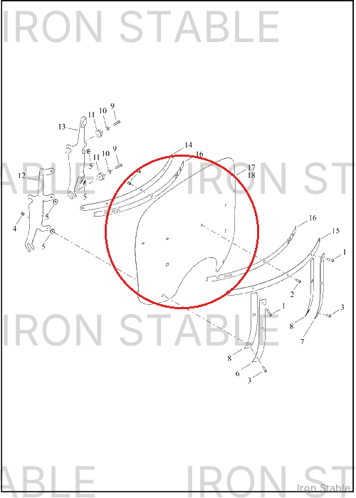Harley-Davidson Windshield, Assembly, Clear, Hdi