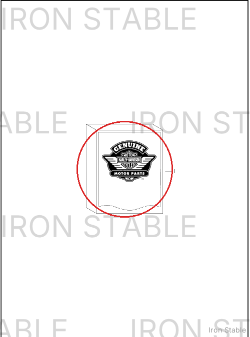 Harley-Davidson Windshield, Assembly, Orange Tint