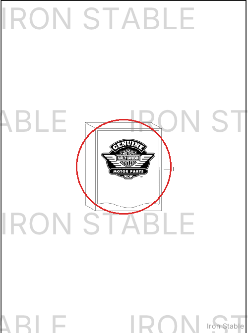 Harley-Davidson Windshield, H, Tall, Clear