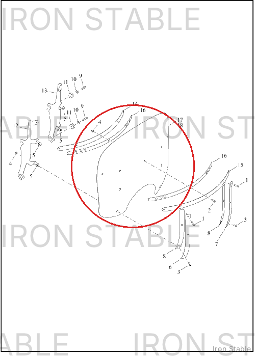 Harley-Davidson Windshield, Assembly, 2-Tone