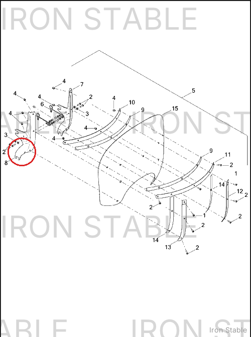 Harley-Davidson Bracket, Rh-Adjust