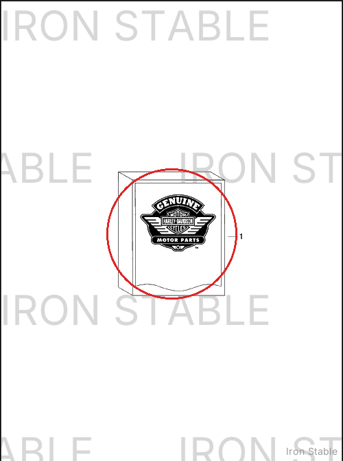 Harley-Davidson Kit, Frm, Mid, Air Deflector